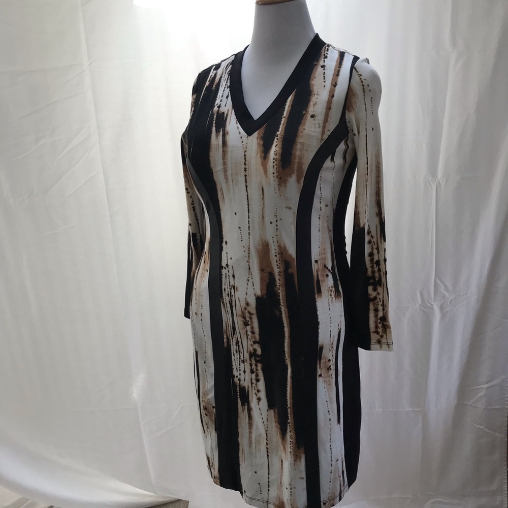 Picadilly Fashion long sleeve print dress